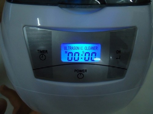 750ml Mini Electric Plastic Ultrasonic Cleaner for CD Record Disks Washing (JP-900S)