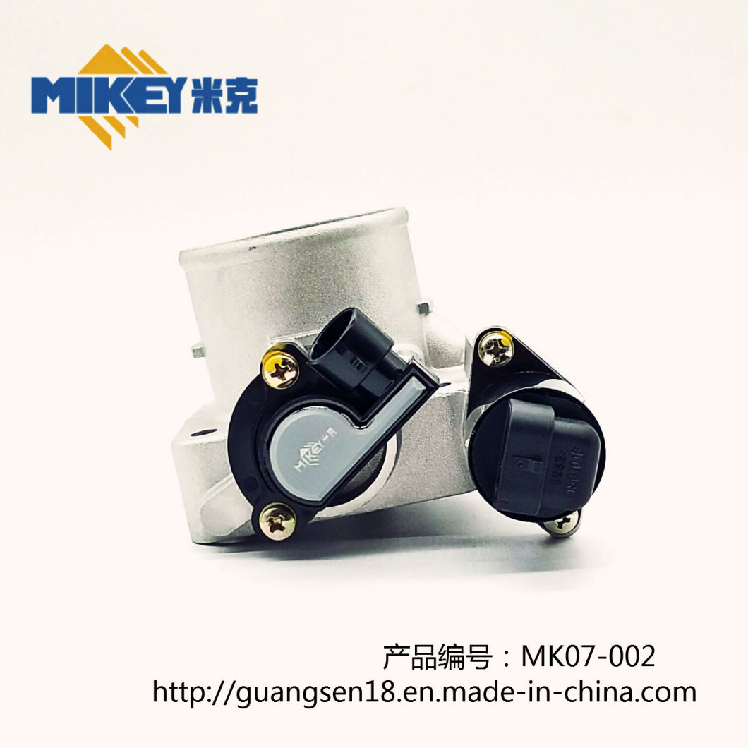 Throttle Valve Assembly. Gold Cup, 491, Li Fan, Great Wall, Pickup, Ballmer, etc. Product Number: Mk07-002.