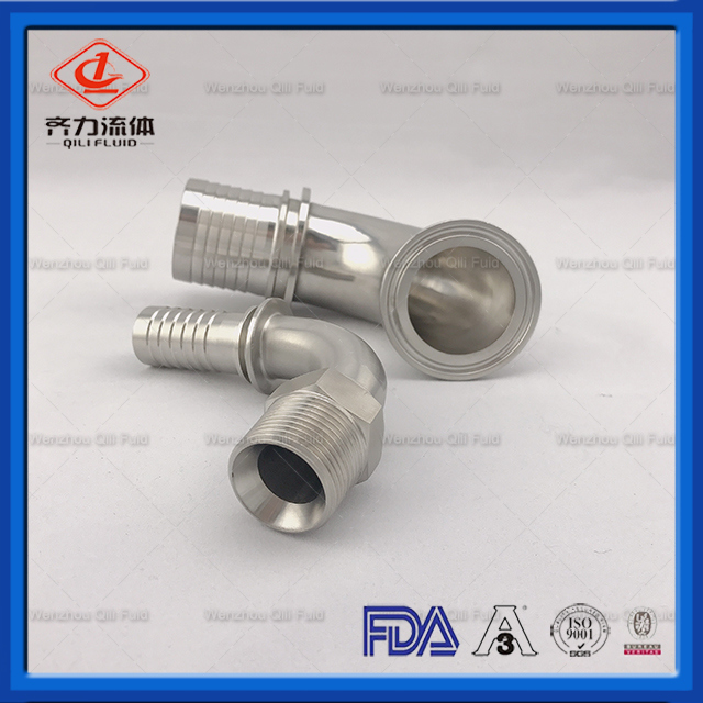 Stainless Steel Pipe Fitting CNC Machine Parts Hose Nipple