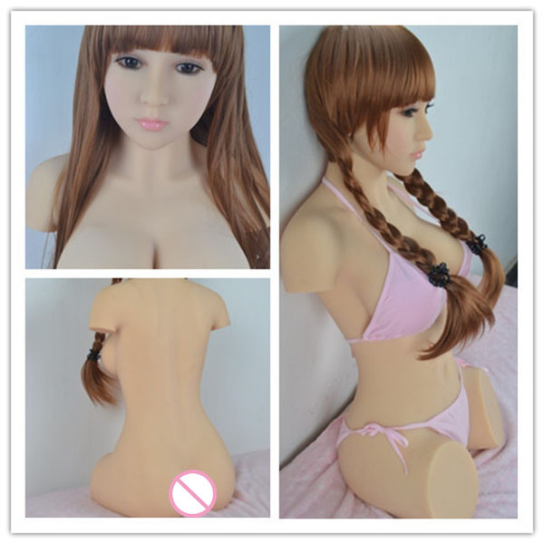 Full Silicone Solid Sex Torso Doll with Vaginal for Man