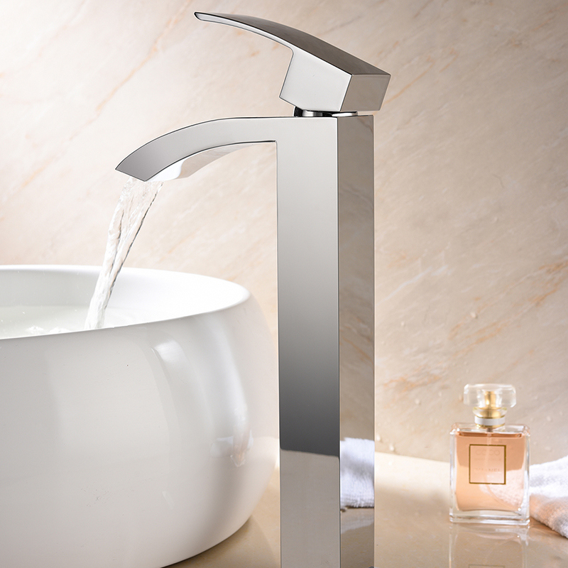 Luansen Tall Basin Faucet Single Handle Basin Mixer