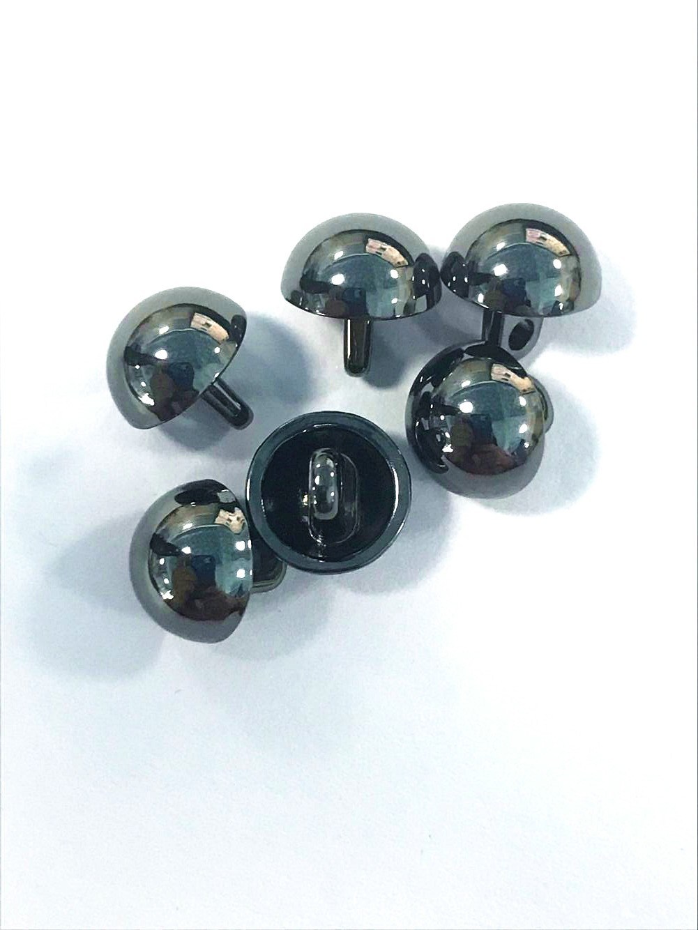 Fashion Mushroom Metal Alloy Shank Button