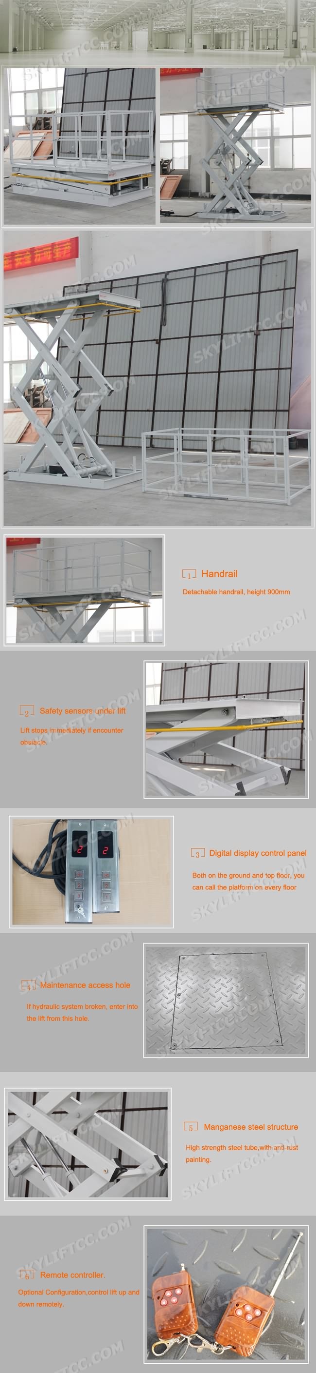 Hydraulic Lifting Equipment for Warehouse with Ce
