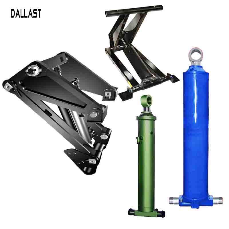 Dump Trailer Underbody Double Acting Hydraulic Hoist Oil Cylinder