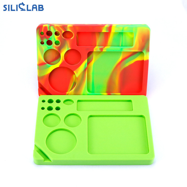 DAB Depot - 10-2-1 Siliconel Rolling Tray Silicone Tray and Platinum Cured Mat