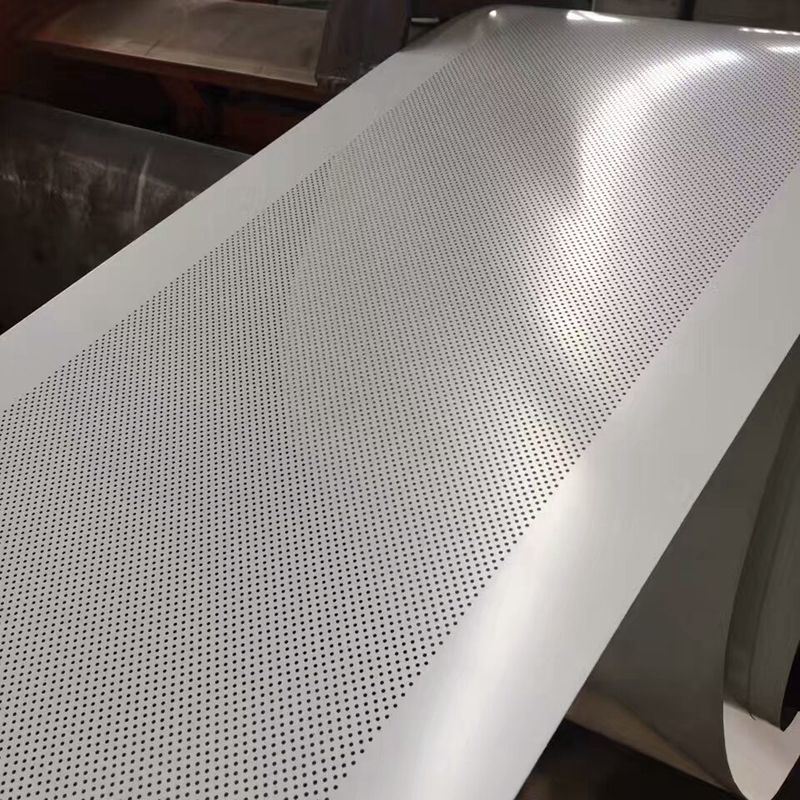 1mm Hole Galvanized / Aluminum Perforated Metal Mesh Plates Speaker Grille, Perforated Metal Screen Door Mesh