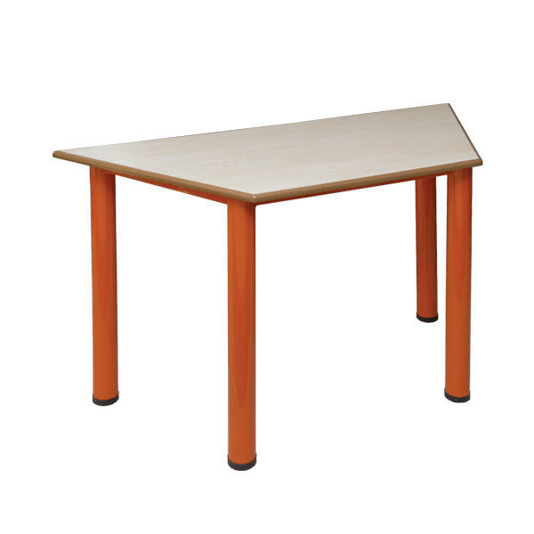 Modern Simple Design Steel Wood Kids Trapezoidal School Desk (GM0901)