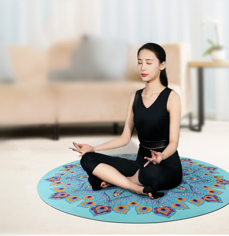 Anti-Slip Rubber Eco-Friendly Best Round Yoga Mats Manufacturer