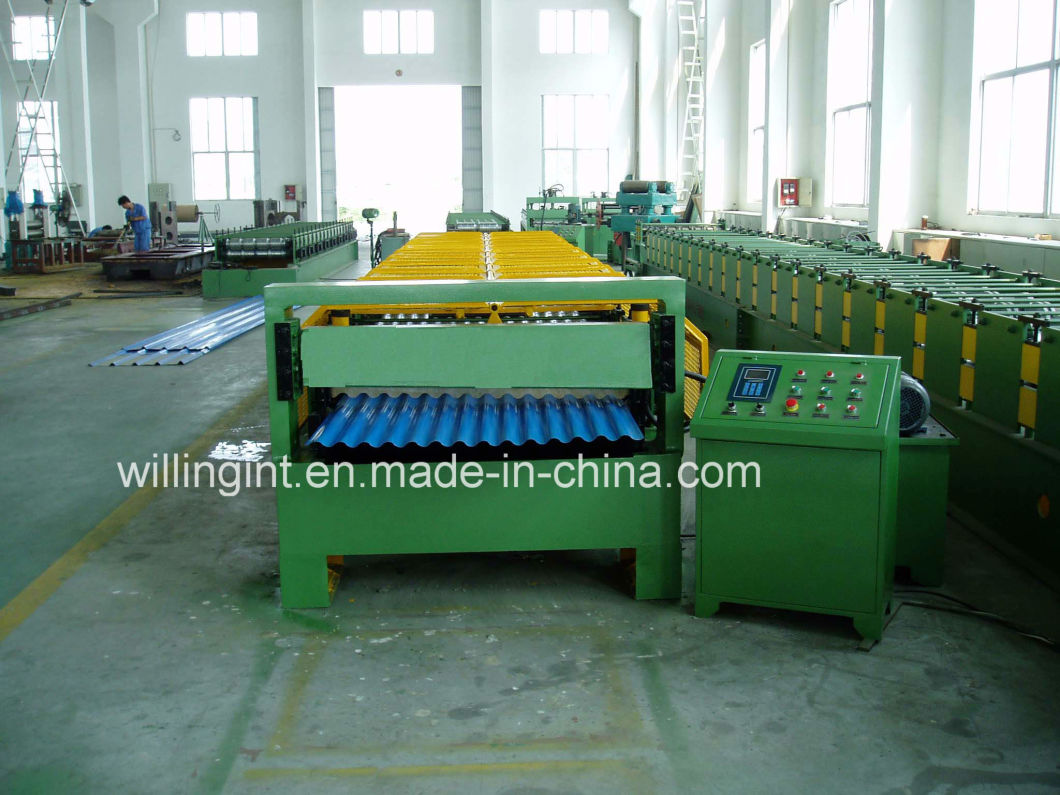 Corrugated Sheet Line Wall Roof Panel Roll Forming Machine