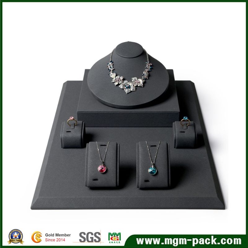 Wholesale Black PU Leather Jewelry Display