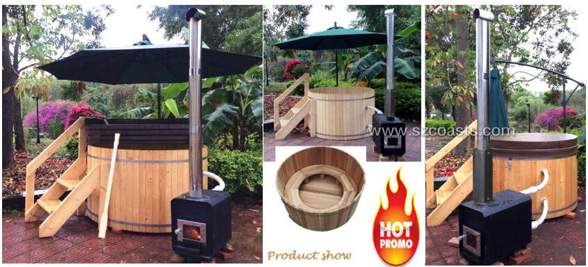Best Seller Cedar SPA Round Wood Hot Tub for Wholesale
