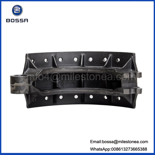 Precoated Sand Casting Brake Shoe Used on HOWO Truck