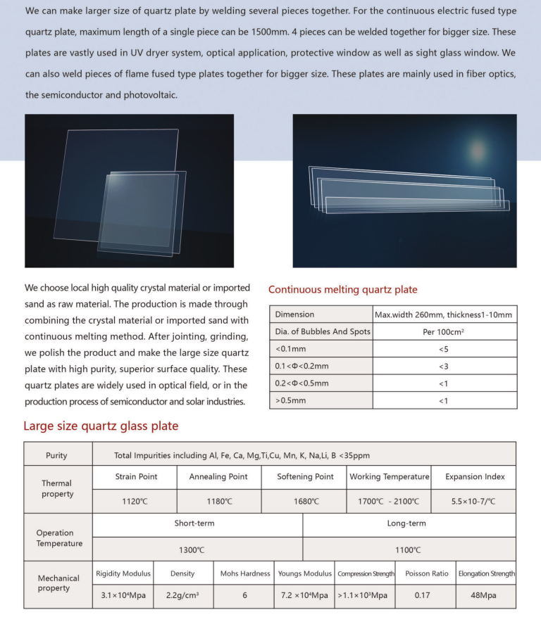 Top Selling Circular Fused Polished Glass Disc Plate