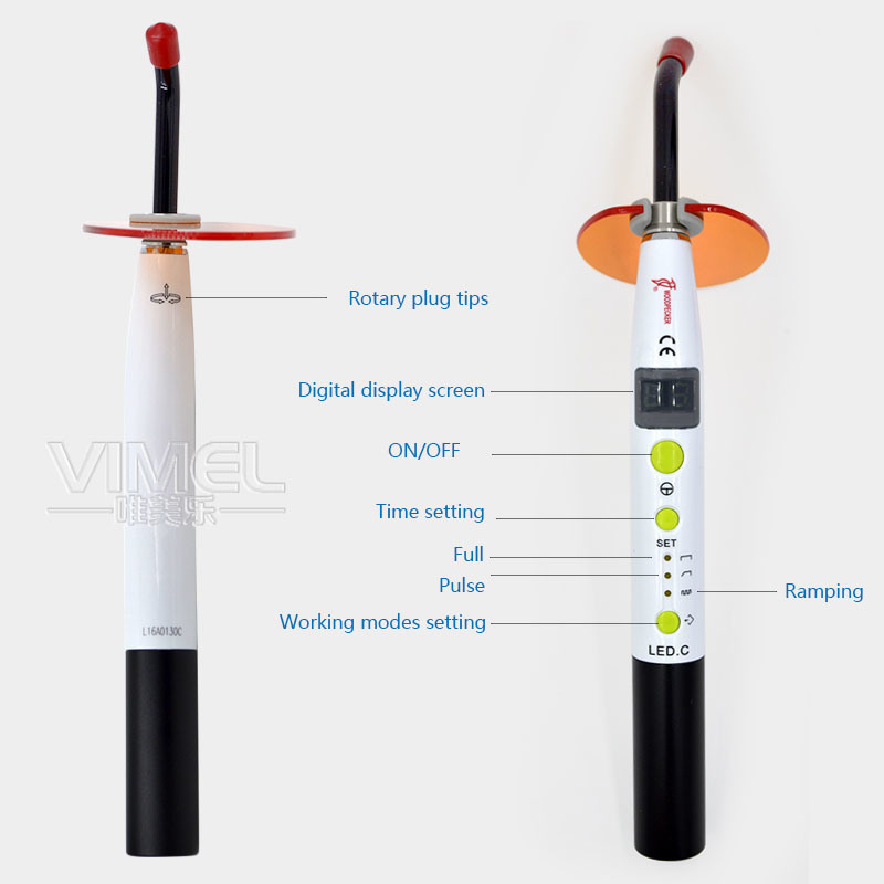 Woodpecker Dental LED-C LED Lamp Wireless Curing Light Battery Original