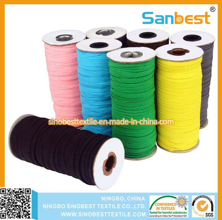 100% Polyester Elastic Tape for Garments
