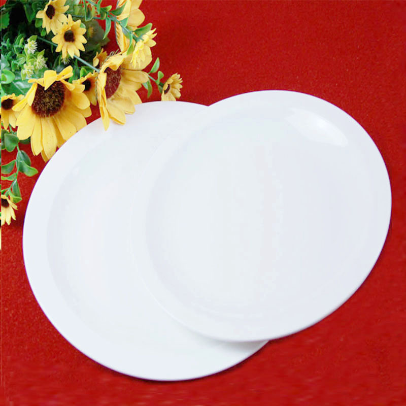 High Quality 16 Pieces White Ceramic Dinnerware