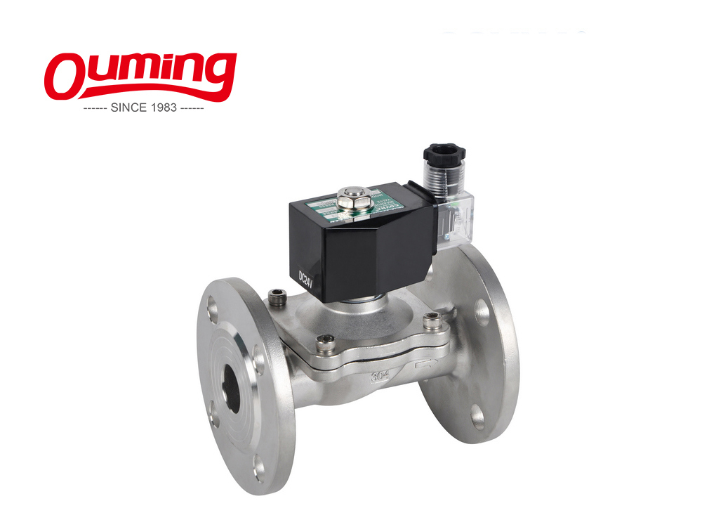 Automatic Gas Stainless Steel Flange Solenoid Control Valve