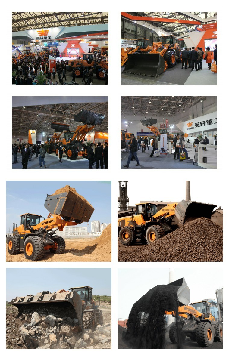 High Quality 4 Tons Shangchai (CATERPILLAR) Engine Wheel Loader