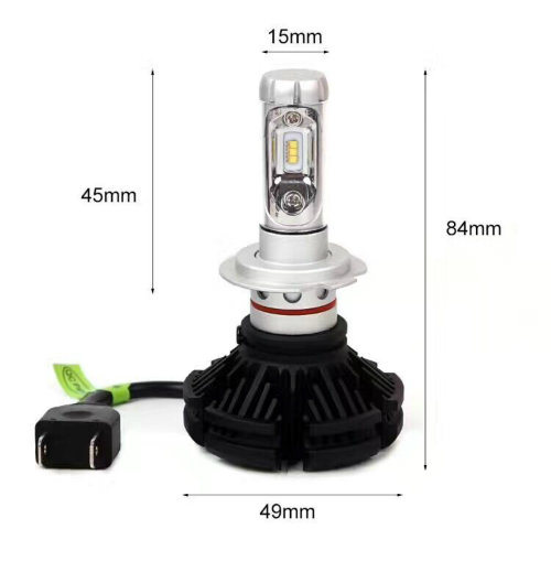 Super Bright 56W 6000lm 3000K 6500K 8000K All in One X3 Car LED Headlight Auto Headlamp