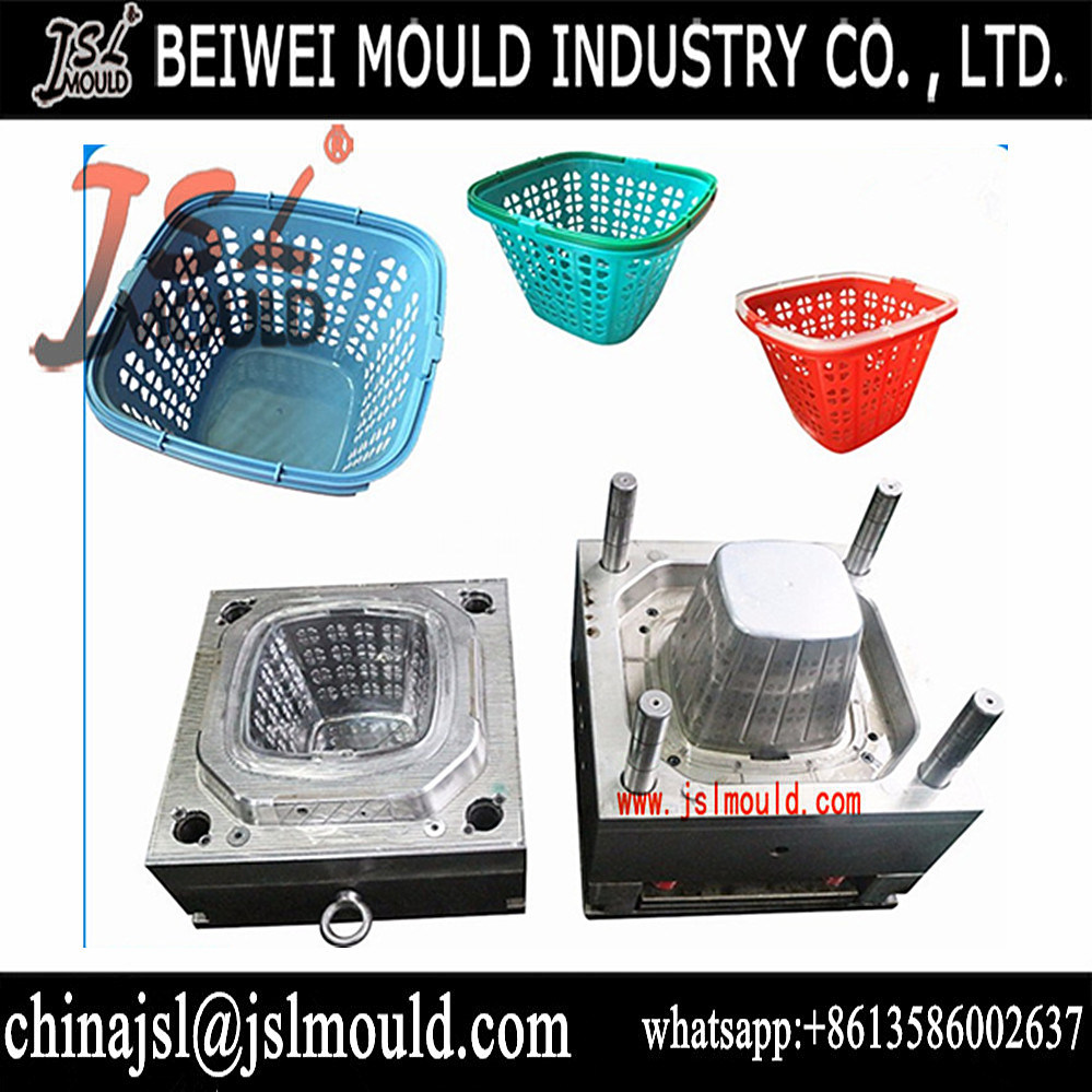 Customized Injection Plastic Shopping Basket Mould