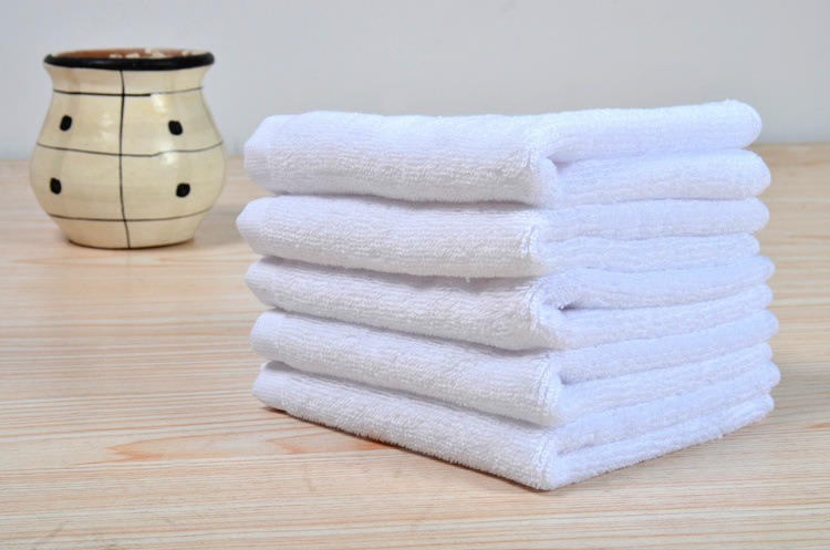 Hotel Supplier 100% Cotton White Hotel Face Hand Bath Towel