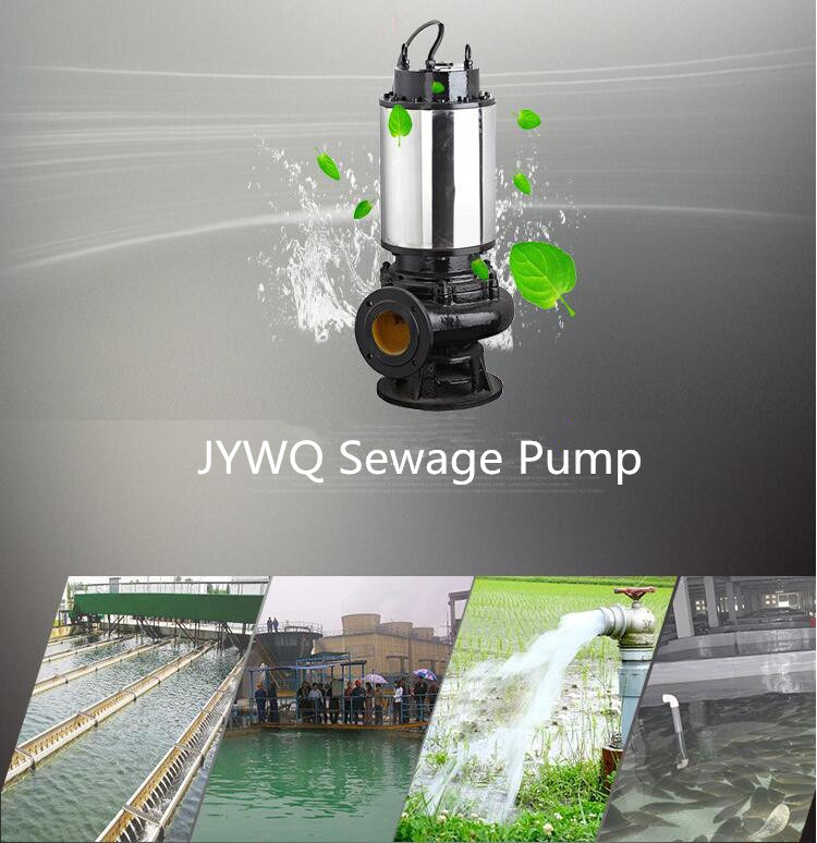 Jywq Auto-Stirring Residential Area Irrigation Drainage Submersible Sewage Water Pump