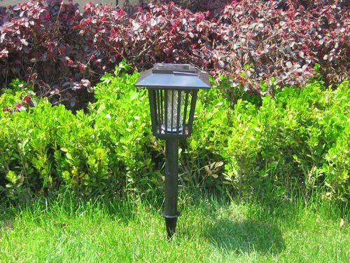 Solar Powered UV LED Bugzapper Garden Repller Lamp (RS501)