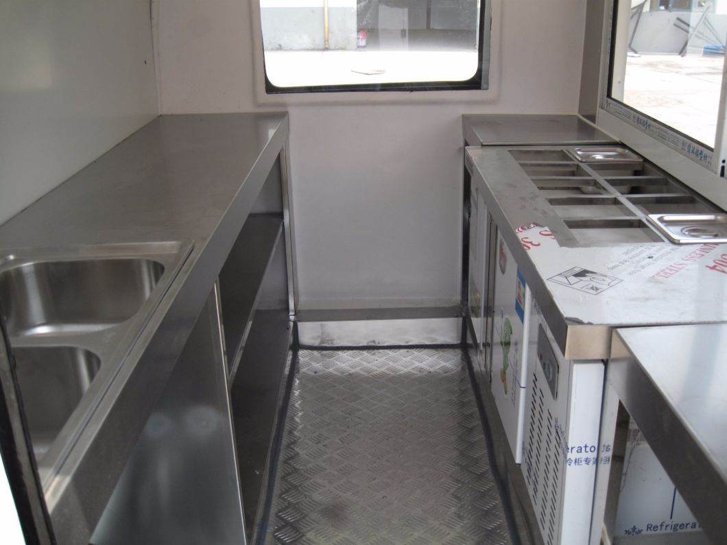 Professional Motorcycle Mobile Fast Food Van (SHJ-MFR220GH)