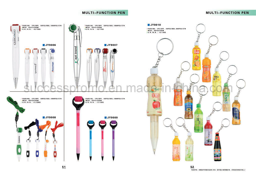 Promotional Cola Bottle Shaped Recycled Plastic Ballpoint Pen