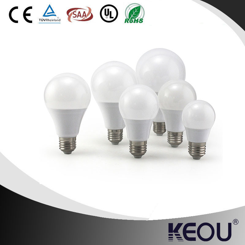 Plastic Cover Aluminum 3W 5W 7W 9W 12W LED Bulb Light