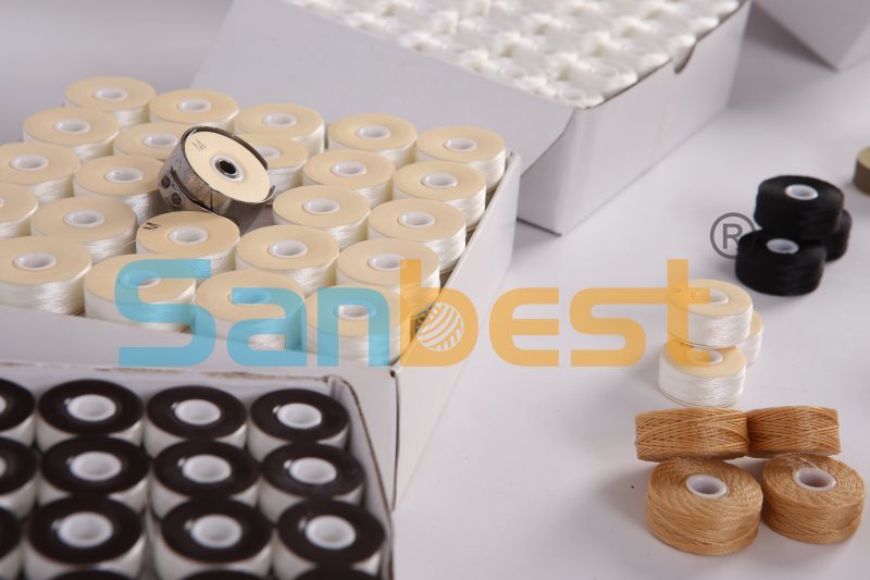 Polyester Sideless Prewound Bobbins Thread