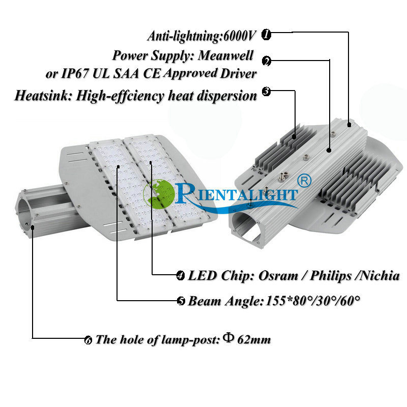 High Power IP67 Waterproof Module 300W LED Street Light