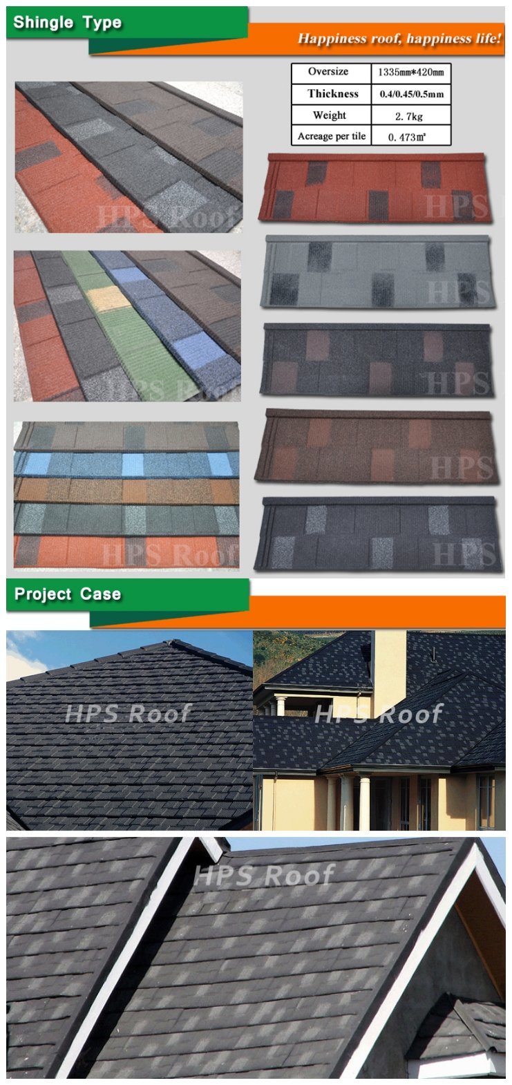 2018 New Material Stone Coated Metal Roofing Sheet Shingle Galvanized Steel Aluminum Sheet