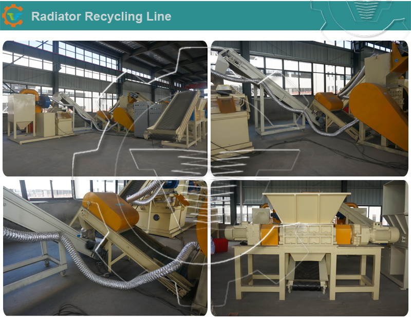 Automatic Air Conditioner Radiator Recycling Plant