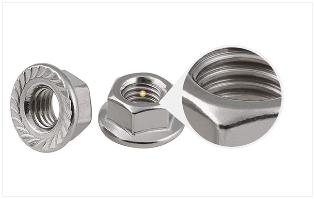 Stainless Steel A2-70 Hexagon Flange Nut