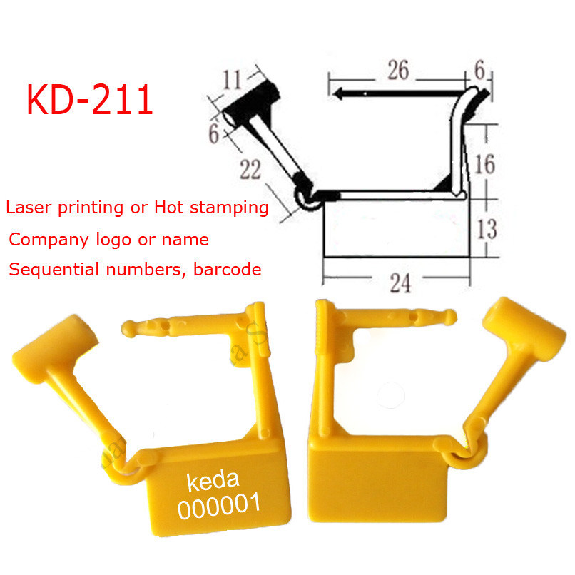 Security Padlock Plastic Airline Luggage Seal (KD-211)