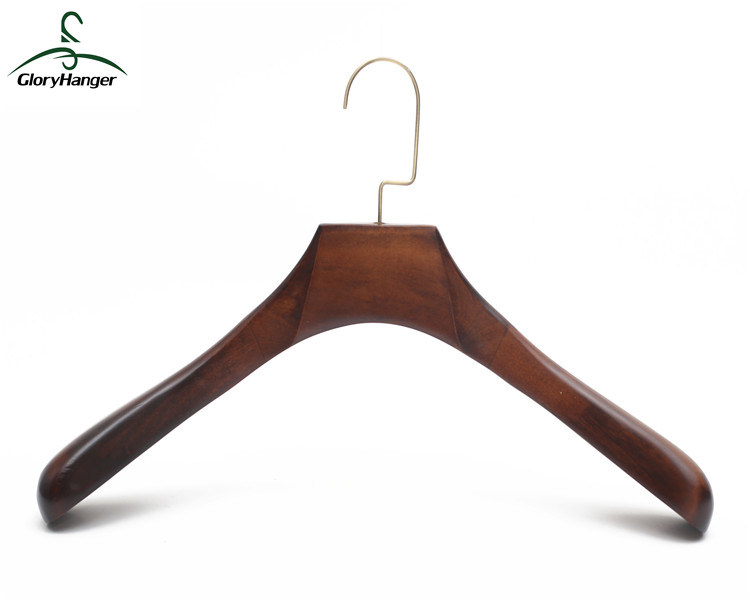 Garment Wooden Coat Hanger for Man Clothes Suit Furniture Fashion Display