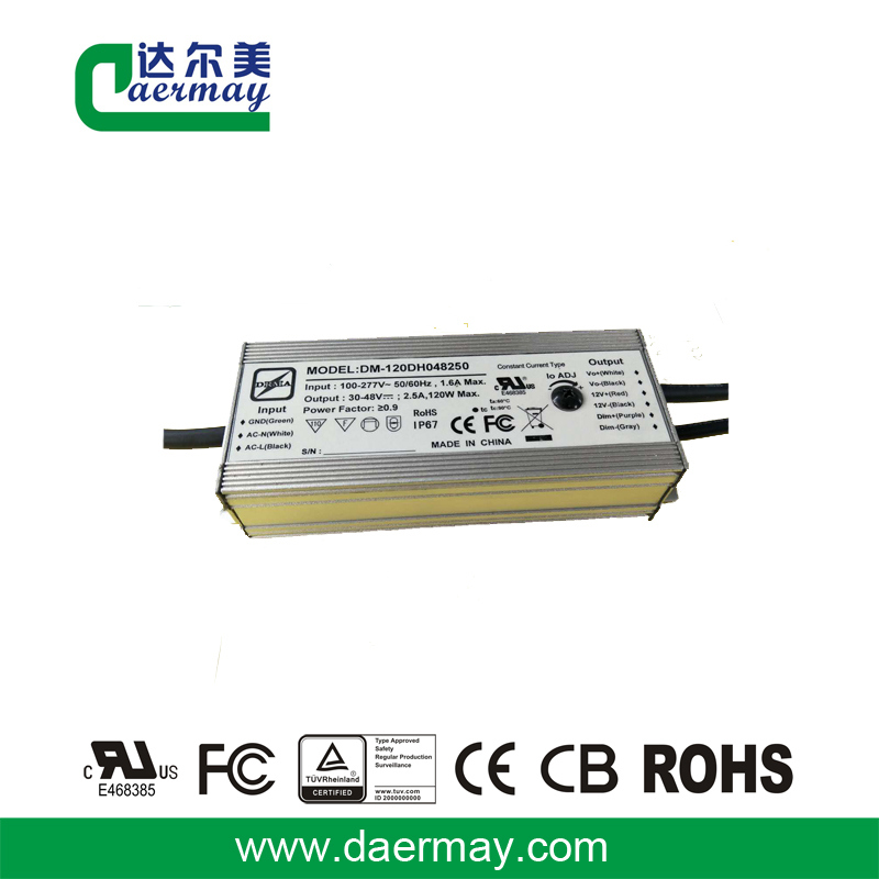 LED Power Supply with Dimmable for Outdoor Light 120W 44V