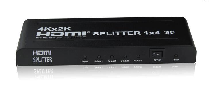 1X4 HDMI Splitter up to 4k*2k High Resolution