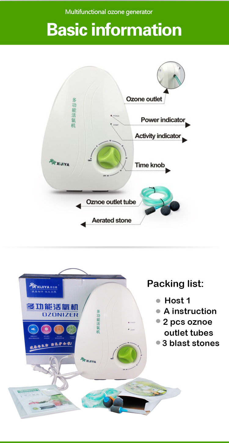 Household Ozone Generator and Air Purifier Remove Smell From Pet & Garbage