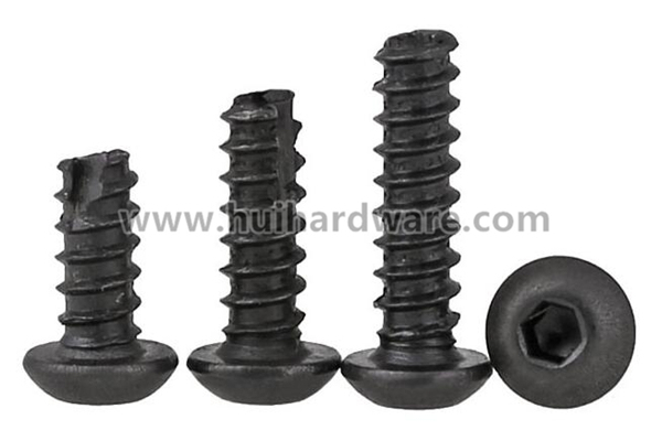 Grade 8 Hex Socket Pan Head Self Tapping Screw with Flat Point