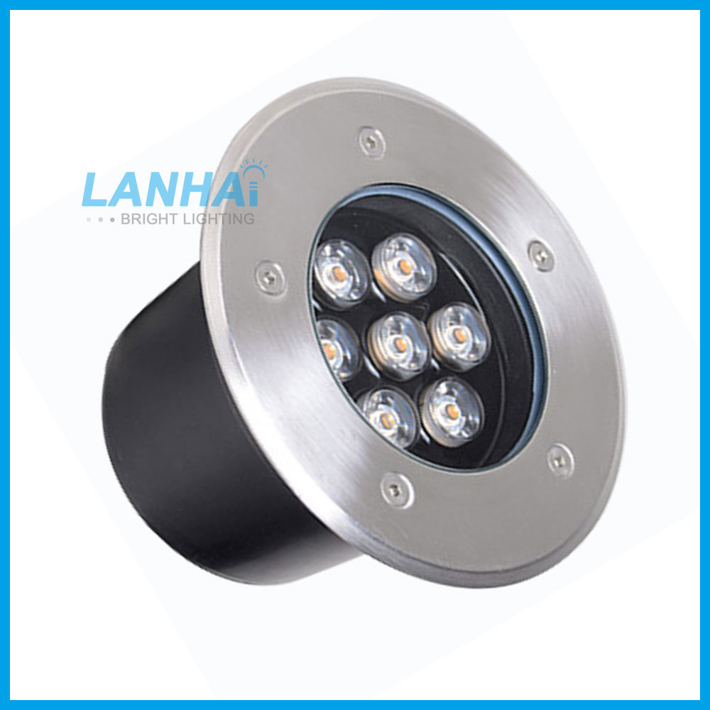 7W High Power LED Garden Lamp Buried Spotlight Underground Light