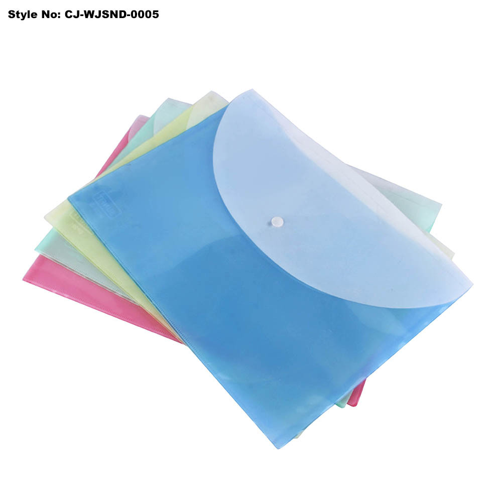 Custom Plastic Color Transparent Folder, Document Folder Office Stationery