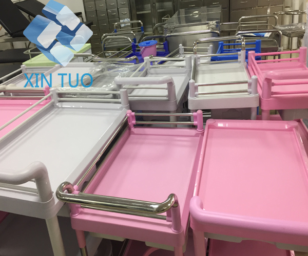 Factory Direct Price ABS Medical Infusion Trolley Cheap Medical Crash Carts Clinic Equipment Trolley