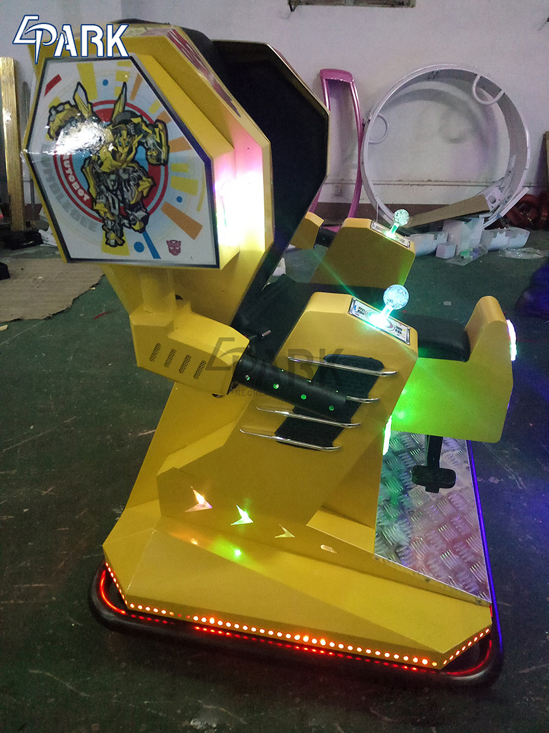 Amusement Park Robot Shape Children Electronic Car Ride