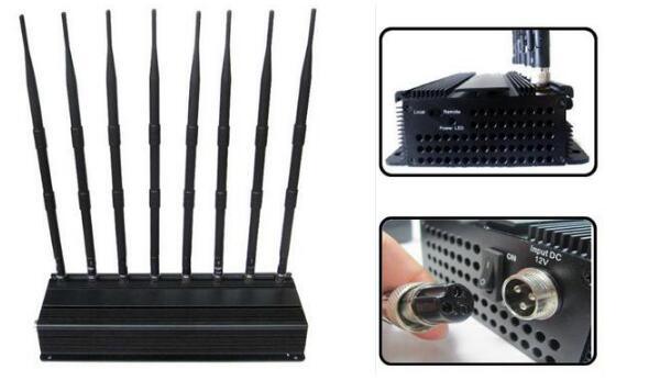 8bands Power Adjustable Lojack Wireless Signal Mobile Jammer for Meeting Rooms