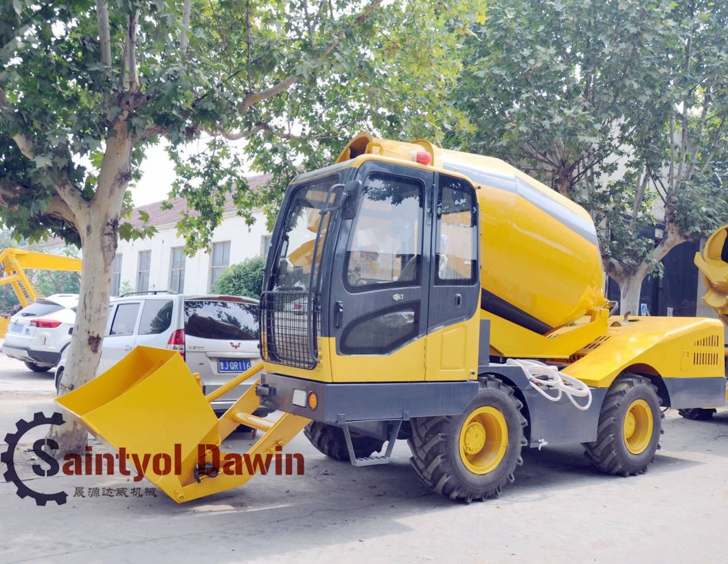 3.5 M3 Mobile Mini Self Loading Concrete Mixer Truck From Saintyol Dawin Machinery China