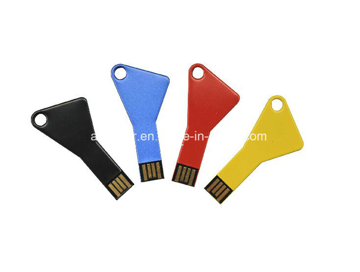 Colorful Metal USB Memory Key Shape USB Stick Mini USB Flash Drive