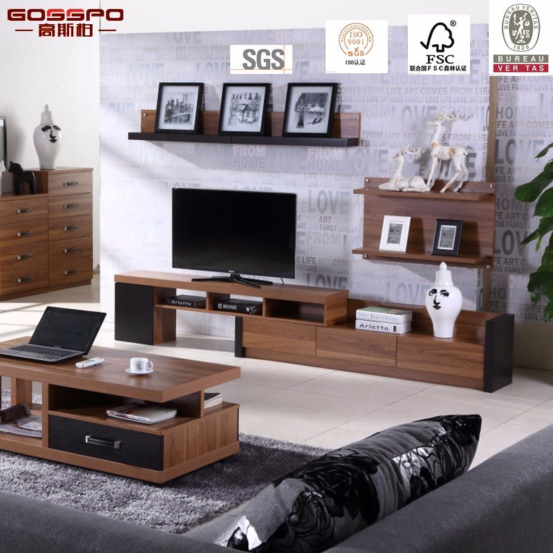 Modern TV Stand Manufacturer Oak TV Stand / TV Cabinet (GSP13-014)