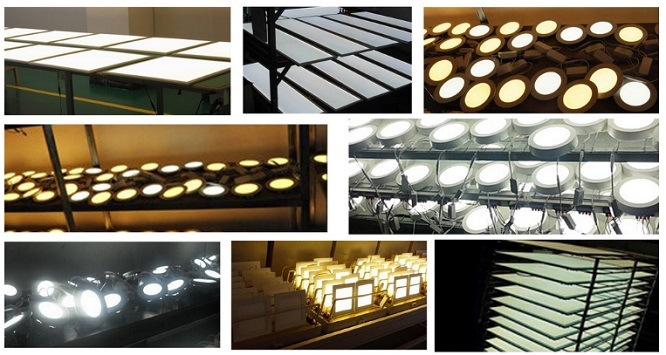 Ce/RoHS 30-50W Square Ceiling LED Panel Light for Indoor